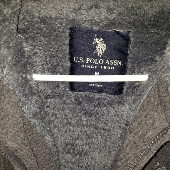 U.S. Polo Assn Sheepa Lined Grey Men's Jacket - Picture 2 of 4